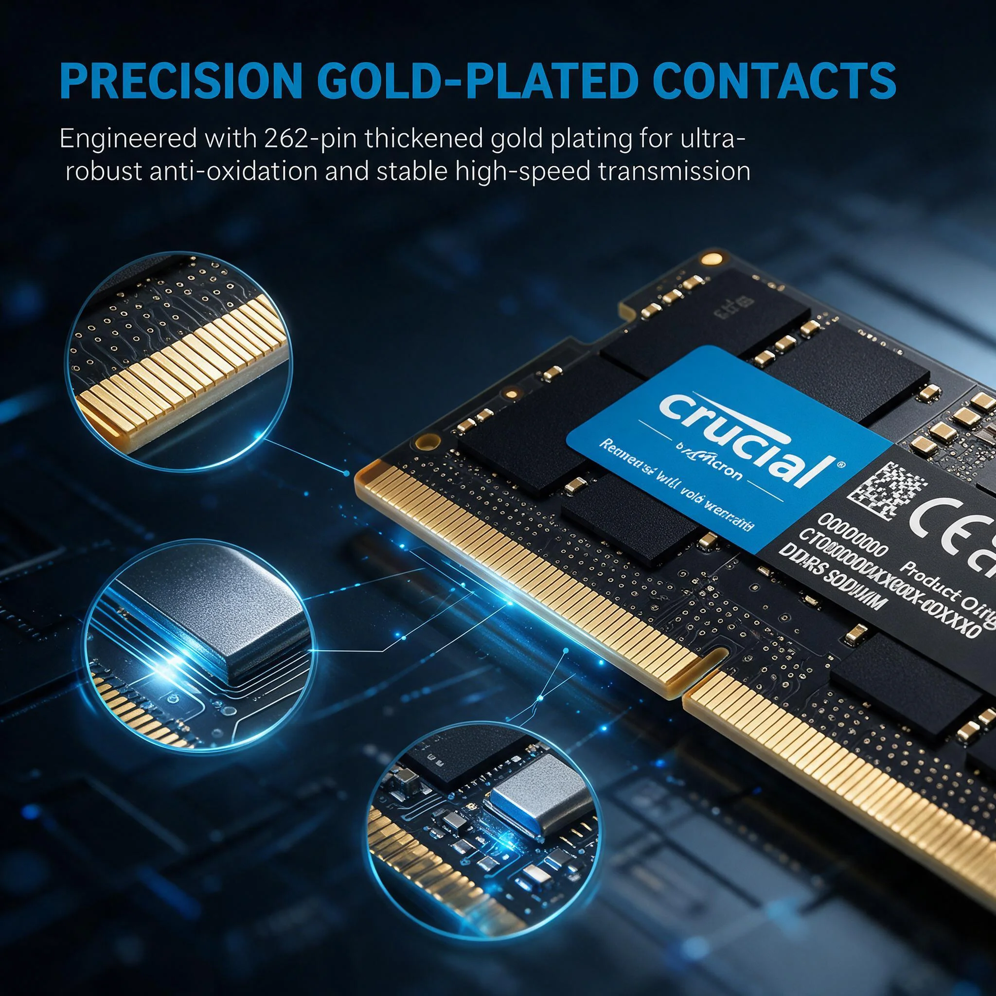 Crucial DDR5 RAM Memory SODIMM - Ddr5 4800Mhz recension och pris