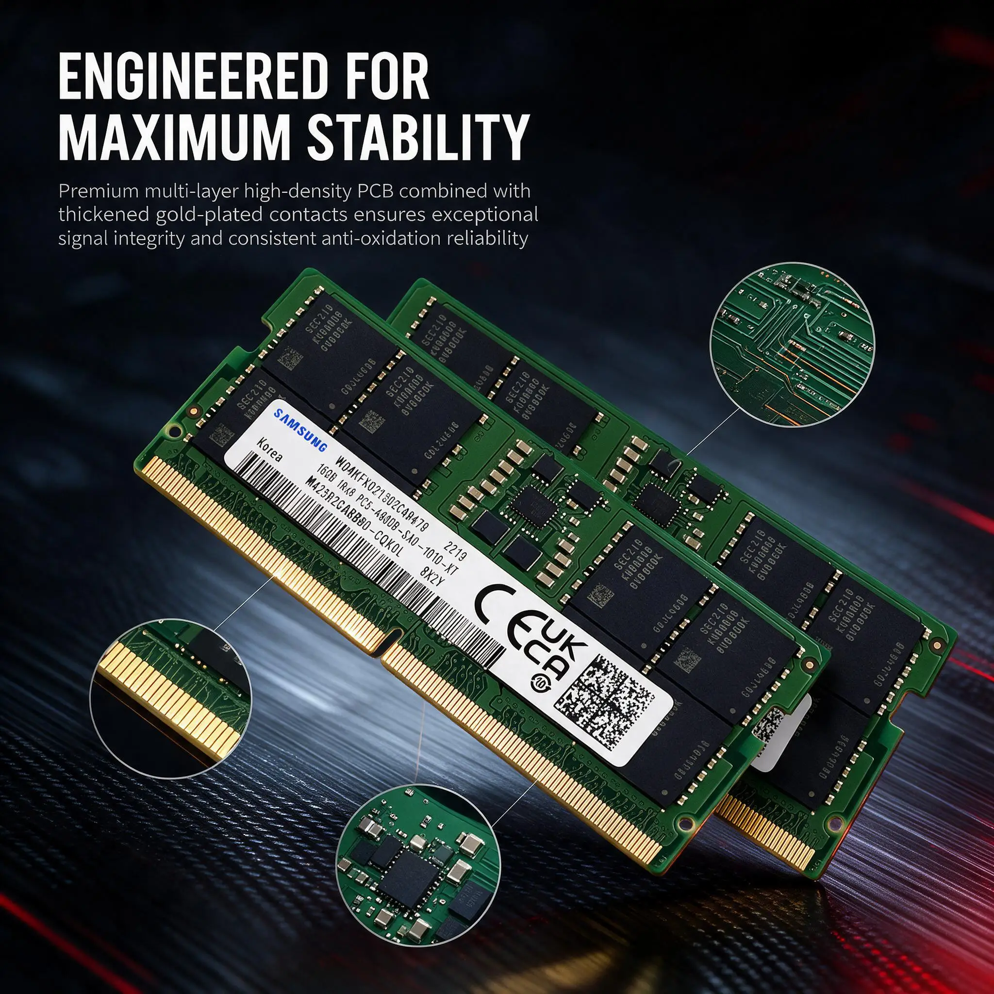 SAMSUNG DDR5 SODIMM RAM 8GB 8G - Ddr5 4800Mhz recension och pris