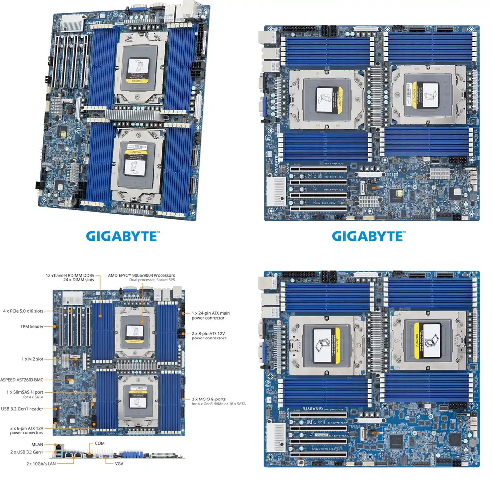 MZ73-LM2 for EPYC 9005 9004 Se - Ddr5 Memory recension och pris