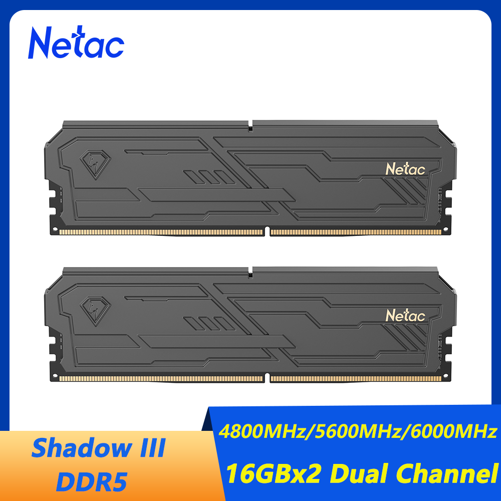Netac DDR5 Memory Ram Shadow I - Ddr5 16Gb 6000Mhz recension och pris