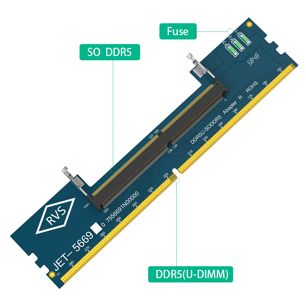 2PCS Laptop DDR5 RAM to SO DDR - Ddr5 Sodimm recension och pris