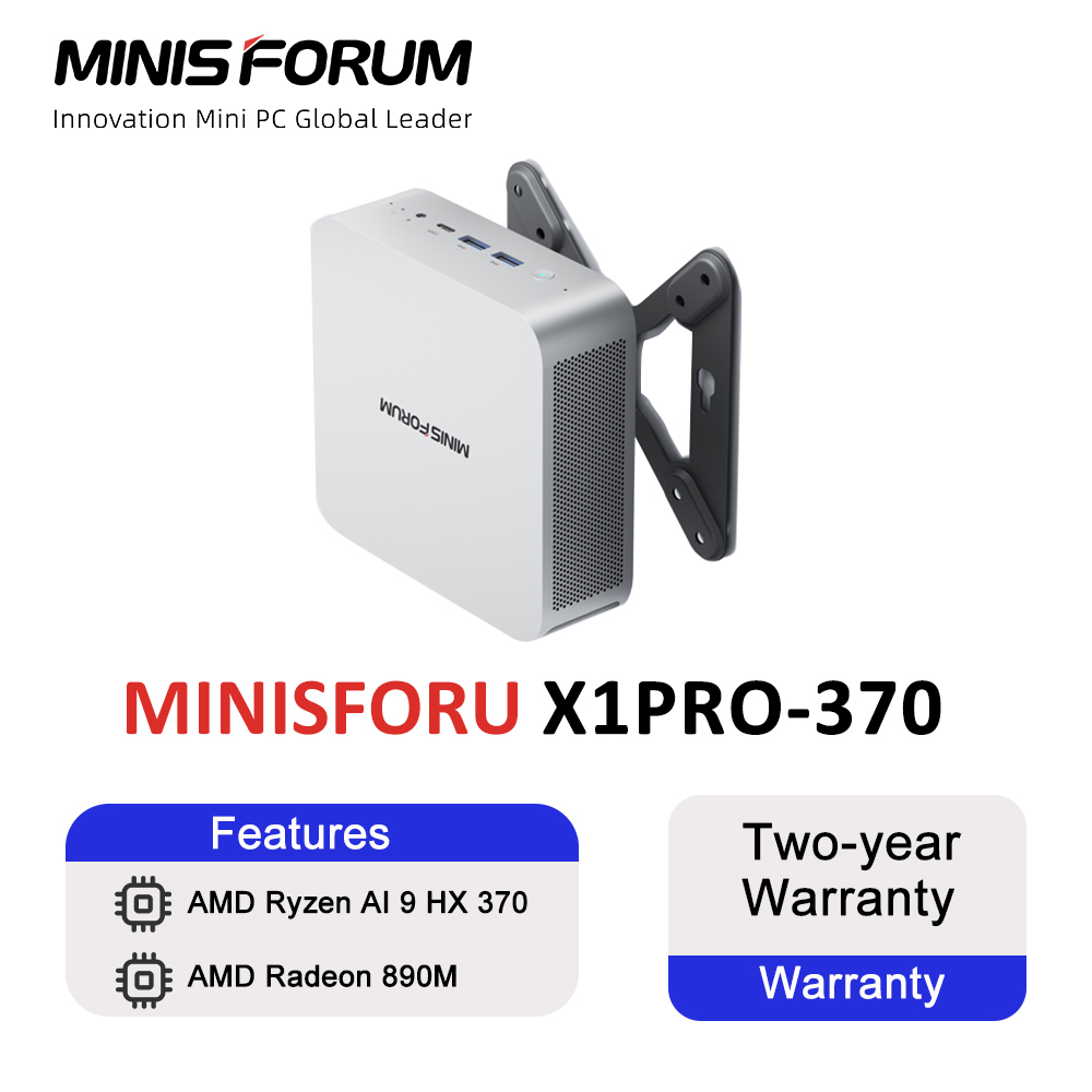 MINISFORUM AI X1 Pro Mini Work - Ddr5 64Gb recension och pris